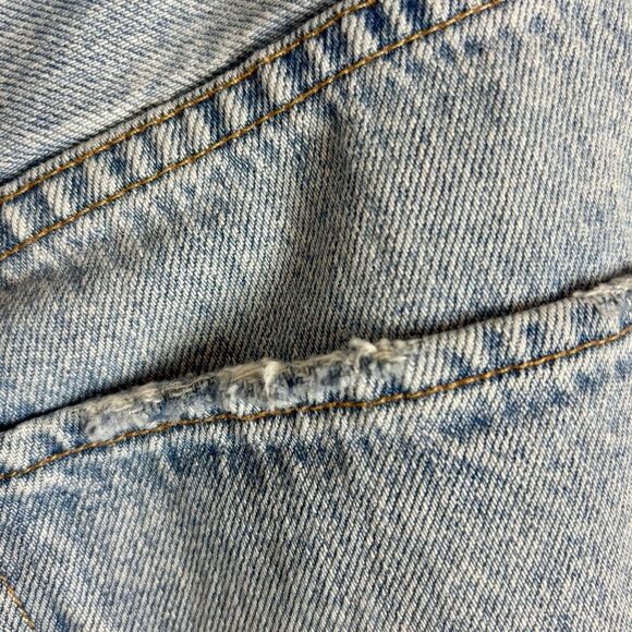 Agolde Jamie high rise classic distressed‎ slim fit button fly jeans size 32 - Picture 12 of 16